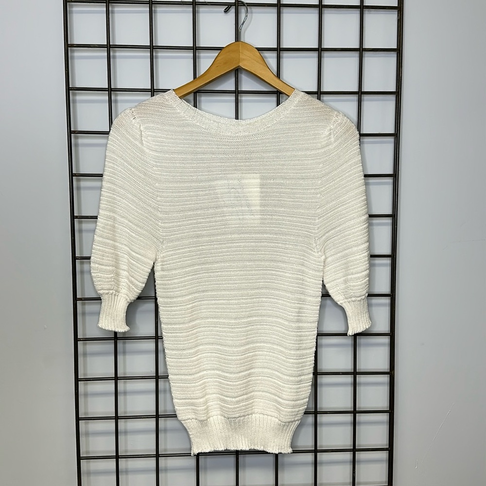 knititude puff sleeve sweater